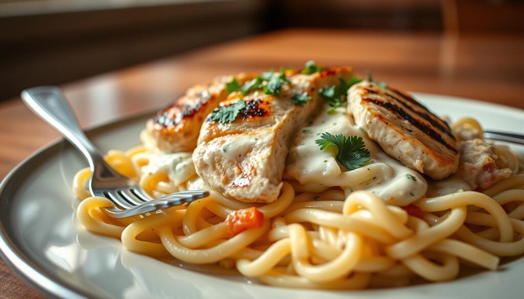 Is Chicken Alfredo a traditional Italian dish?